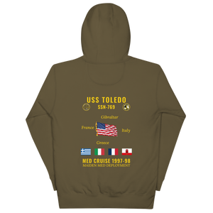 USS Toledo (SSN-769) 1997-98 Med Cruise Hoodie
