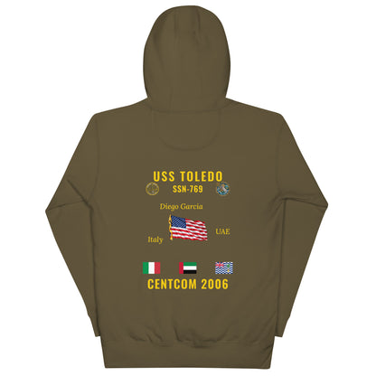 USS Toledo (SSN-769) 2006 CENTCOM Cruise Hoodie