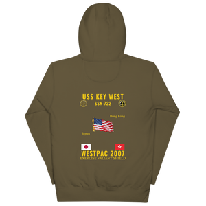 USS Key West (SSN-722) 2007 WestPac Cruise Hoodie