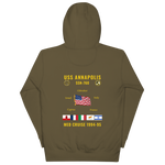 USS Annapolis (SSN-760) 1994-95 Med Cruise Hoodie