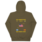 USS Connecticut (SSN-22) 2004 Med Cruise Hoodie