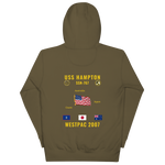 USS Hampton (SSN-767) 2007 WestPac Cruise Hoodie