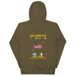 USS Norfolk (SSN-714) 1999 Med Cruise Hoodie