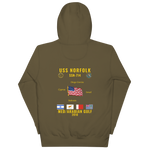 USS Norfolk (SSN-714) 2010 Med/Arabian Gulf Cruise Hoodie