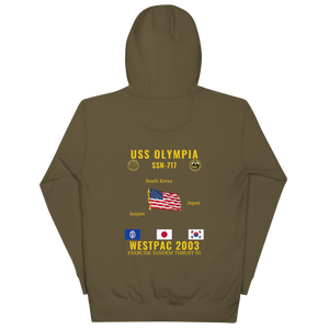 USS Olympia (SSN-717) 2003 WestPac Cruise Hoodie