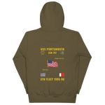 USS Portsmouth (SSN-707) 1995-96 5th Fleet Cruise Hoodie