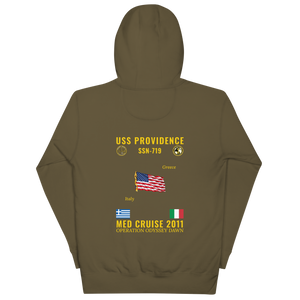 USS Providence (SSN-719) 2011 Med Cruise Hoodie