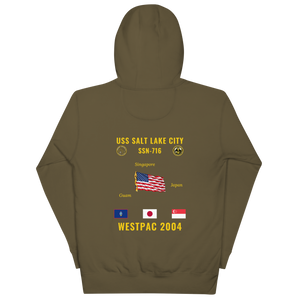 USS Salt Lake City (SSN-716) 2004 WestPac Cruise Hoodie