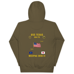USS Texas (SSN-775) 2010-11 WestPac Cruise Hoodie