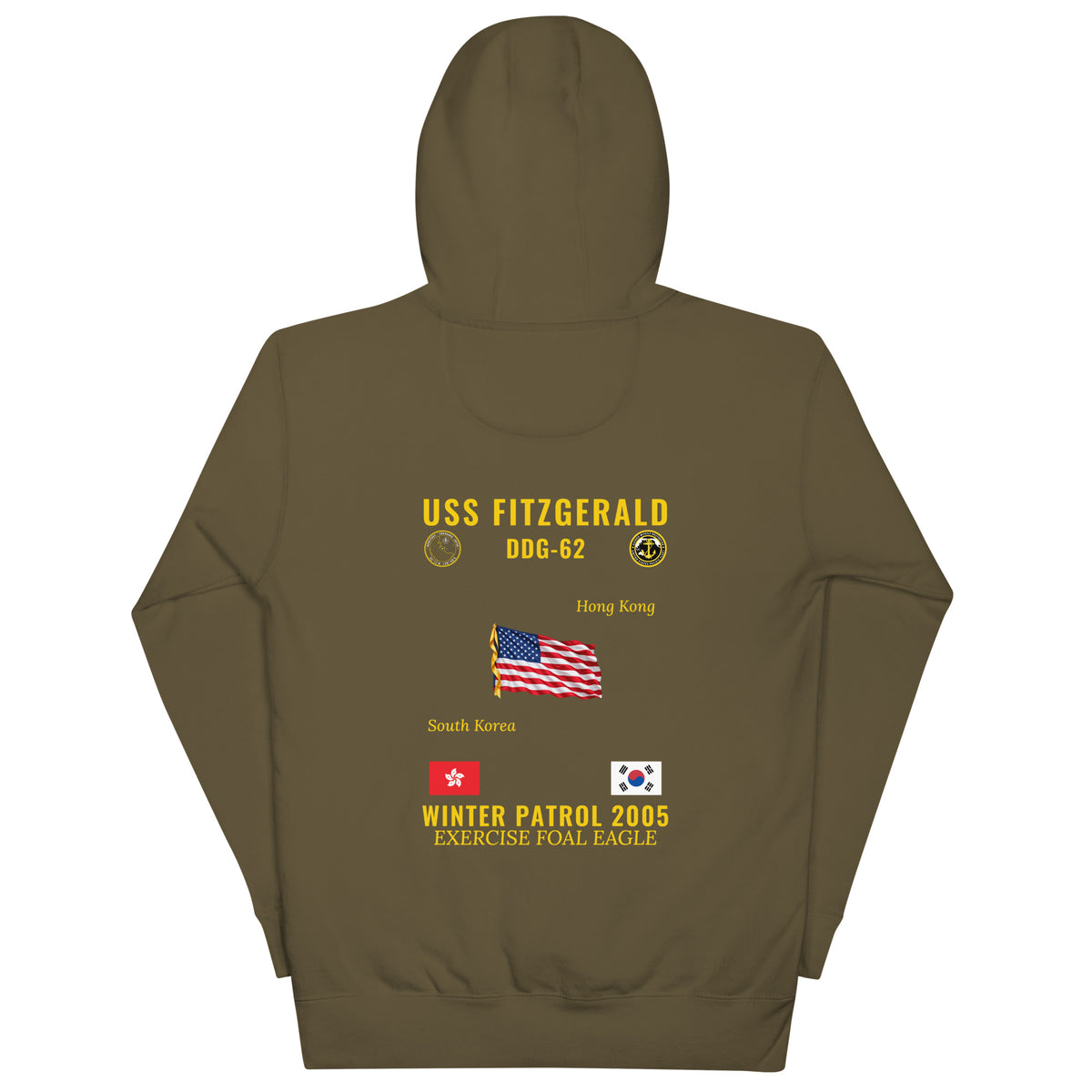 USS Fitzgerald (DDG-62) 2005 Winter Patrol Cruise Hoodie