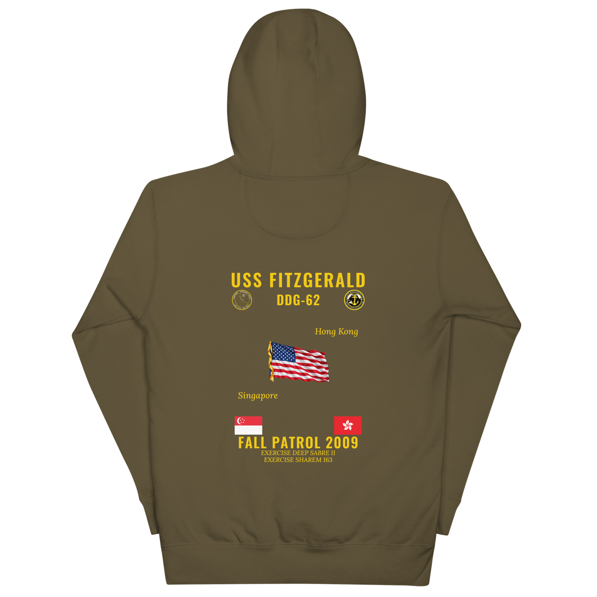 USS Fitzgerald (DDG-62) 2009 Fall Patrol Cruise Hoodie
