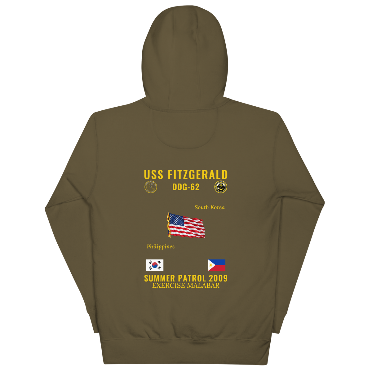 USS Fitzgerald (DDG-62) 2009 Summer Patrol Cruise Hoodie