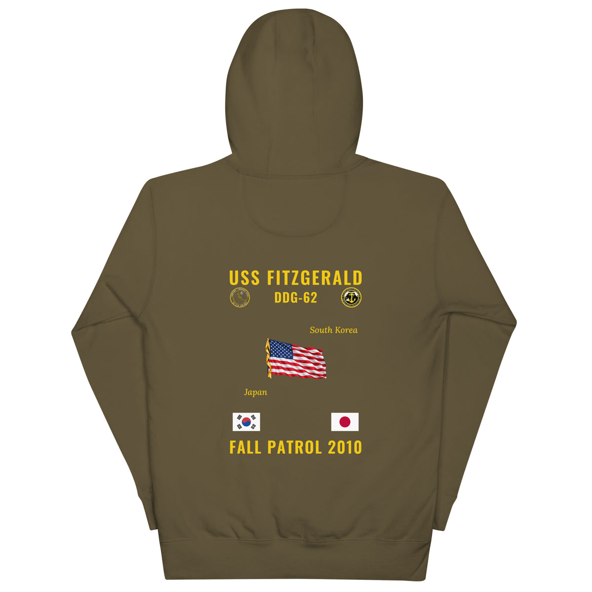 USS Fitzgerald (DDG-62) 2010 Fall Patrol Cruise Hoodie