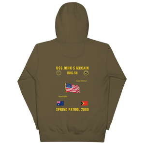 USS John S McCain (DDG-56) 2000 Spring Patrol Cruise Hoodie