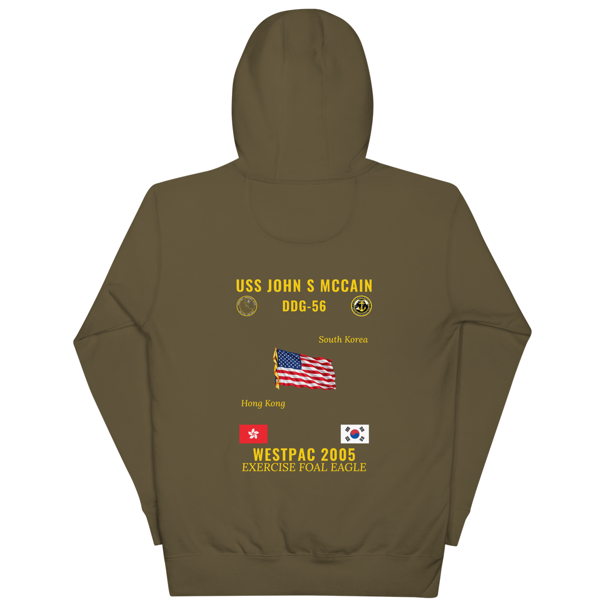 USS John S McCain (DDG-56) 2005 WestPac Cruise Hoodie