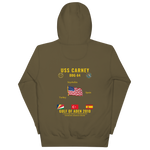 USS Carney (DDG-64) 2010 Gulf Of Aden Cruise Hoodie
