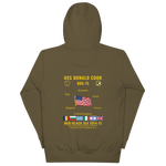 USS Donald Cook (DDG-75) 2014-15 Med/Black Sea Cruise Hoodie