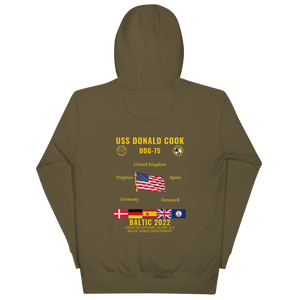 USS Donald Cook (DDG-75) 2022 Baltic Cruise Hoodie