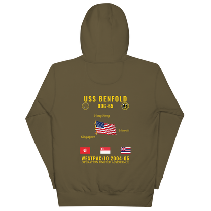 USS Benfold (DDG-65) 2004-05 WestPac/IO Cruise Hoodie