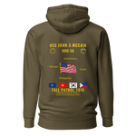USS John S McCain (DDG-56) 2016 Fall Patrol Cruise Hoodie