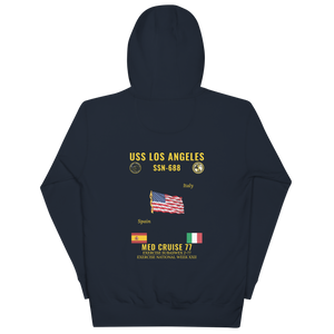 USS Los Angeles (SSN-688) 1977 Med Cruise Hoodie