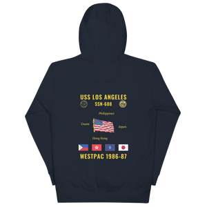 USS Los Angeles (SSN-688) 1986-87 WestPac Cruise Hoodie