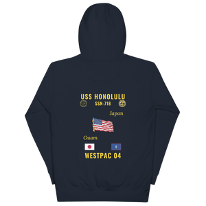 USS Honolulu (SSN-718) 2004 WestPac Cruise Hoodie