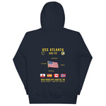 USS Atlanta (SSN-712) 1986 Med/NORLANT/Arctic Cruise Hoodie