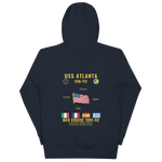 USS Atlanta (SSN-712) 1991-92 Med Cruise Hoodie