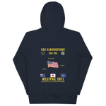 USS Albuquerque (SSN-706) 2011 WestPac Cruise Hoodie