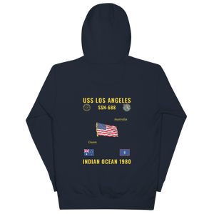 USS Los Angeles (SSN-688) 1980 Indian Ocean Cruise Hoodie