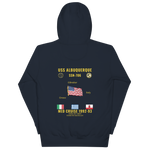 USS Albuquerque (SSN-706) 1992-93 Med Cruise Hoodie