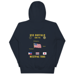 USS Buffalo (SSN-715) 1985 WestPac Cruise Hoodie