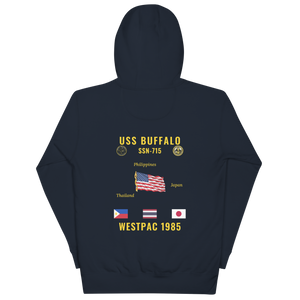 USS Buffalo (SSN-715) 1985 WestPac Cruise Hoodie