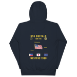 USS Buffalo (SSN-715) 1990 WestPac Cruise Hoodie