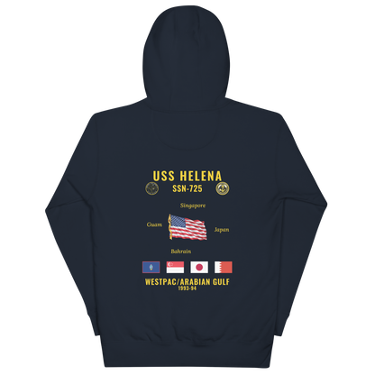 USS Helena (SSN-725) 1993-94 WestPac/Arabian Gulf Cruise Hoodie