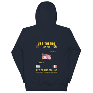 USS Toledo (SSN-769) 2001-02 Med Cruise Hoodie