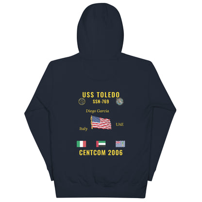 USS Toledo (SSN-769) 2006 CENTCOM Cruise Hoodie