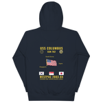 USS Columbus (SSN-762) 2003-04 WestPac Cruise Hoodie
