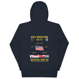 USS Houston (SSN-713) 1992-93 WestPac Cruise Hoodie