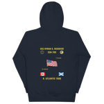 USS Hyman G. Rickover (SSN-709) 1986 N. Atlantic Cruise Hoodie