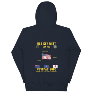 USS Key West (SSN-722) 2005 WestPac Cruise Hoodie