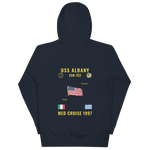 USS Albany (SSN-753) 1997 Med Cruise Hoodie