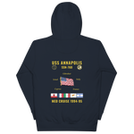 USS Annapolis (SSN-760) 1994-95 Med Cruise Hoodie