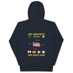 USS Annapolis (SSN-760) 2000 Med Cruise Hoodie