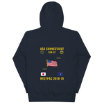 USS Connecticut (SSN-22) 2018-19 WestPac Cruise Hoodie