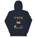 USS Greeneville (SSN-772) 2000-01 WestPac Cruise Hoodie