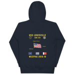 USS Louisville (SSN-724) 2018-19 WestPac Cruise Hoodie