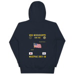 USS Mississippi (SSN-782) 2017-18 WestPac Cruise Hoodie