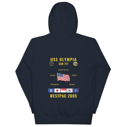 USS Olympia (SSN-717) 2005 WestPac Cruise Hoodie